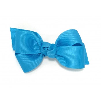 Blue (Turquoise) Grosgrain Bow - 3 Inch
